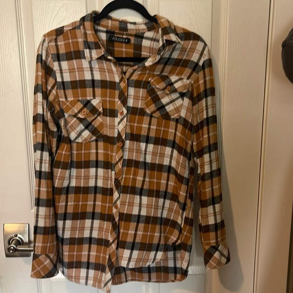Volcom women’s flannel - Picture 1 of 2